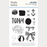 Simple Stories PRE-ORDER Simple Vintage Sand & Sea Stamps (26924)