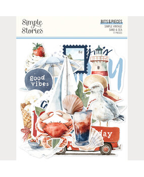 Simple Stories Simple Vintage Sand & Sea Bits & Pieces (26926) Simple Stories Simple Vintage Sand & Sea Bits & Pieces (26926)
