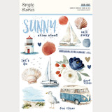 Simple Stories PRE-ORDER Simple Vintage Sand & Sea Rub Ons (26929)