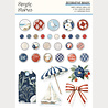 Simple Stories Simple Vintage Sand & Sea Decorative Brads (26931) Simple Stories Simple Vintage Sand & Sea Decorative Brads (26931)