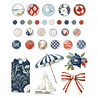 Simple Stories PRE-ORDER Simple Vintage Sand & Sea Decorative Brads (26931)