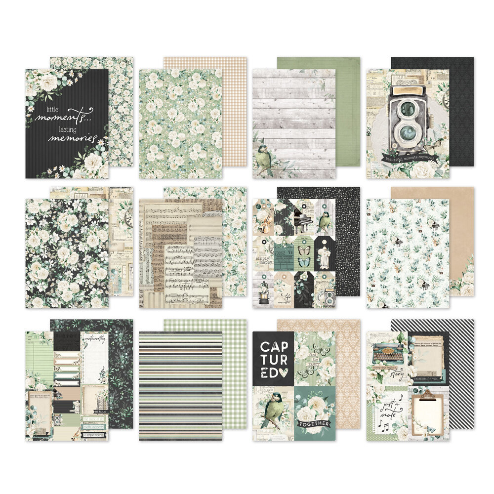 Simple Stories PRE-ORDER Simple Vintage Timeless Harmony 6x8 Inch Paper Pad (27023)