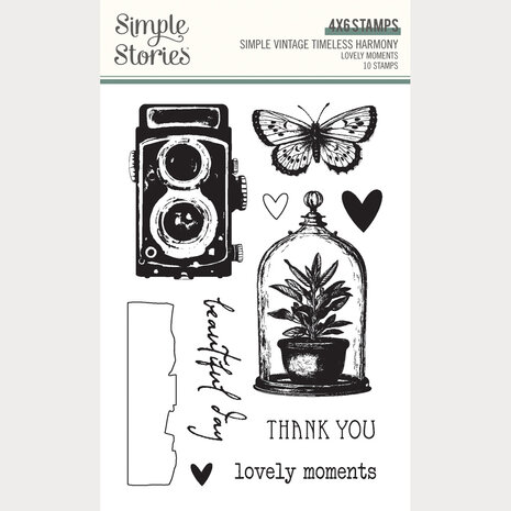 Simple Stories Simple Vintage Timeless Harmony Stamps Lovely Moments (27024) Simple Stories Simple Vintage Timeless Harmony Stamps Lovely Moments (27024)