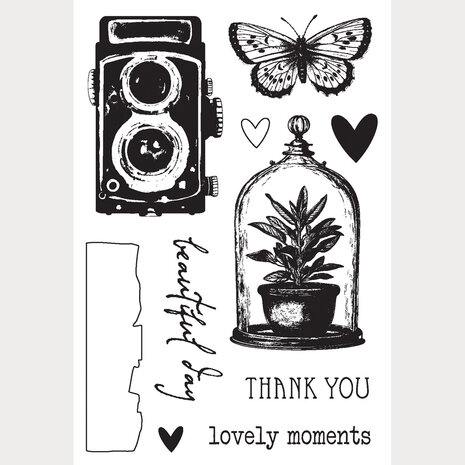 Simple Stories PRE-ORDER Simple Vintage Timeless Harmony Stamps Lovely Moments (27024)