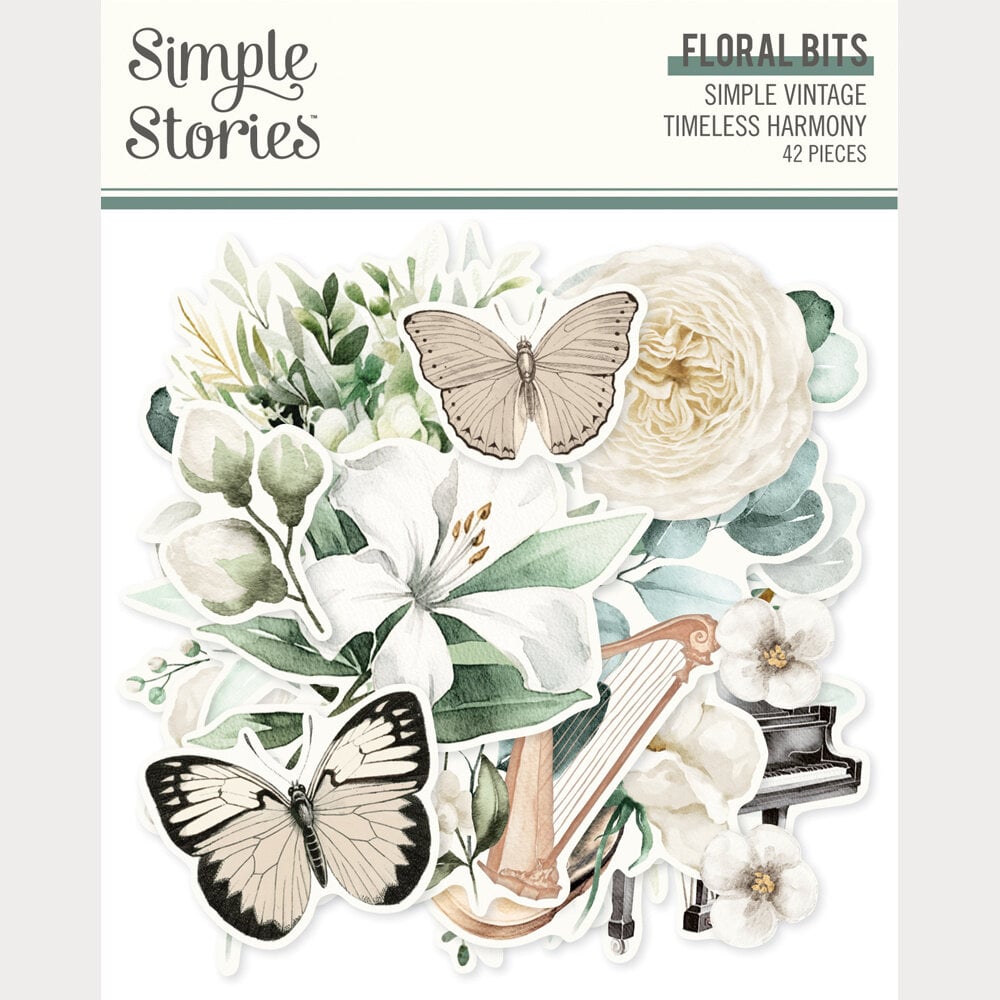 Simple Stories PRE-ORDER Simple Vintage Timeless Harmony Floral Bits (27028) Simple Stories PRE-ORDER Simple Vintage Timeless Harmony Floral Bits (27028)