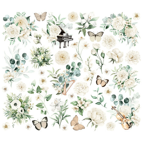 Simple Stories Simple Vintage Timeless Harmony Floral Bits (27028) Simple Stories Simple Vintage Timeless Harmony Floral Bits (27028)