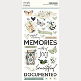 Simple Stories PRE-ORDER Simple Vintage Timeless Harmony Foam Stickers (27030)
