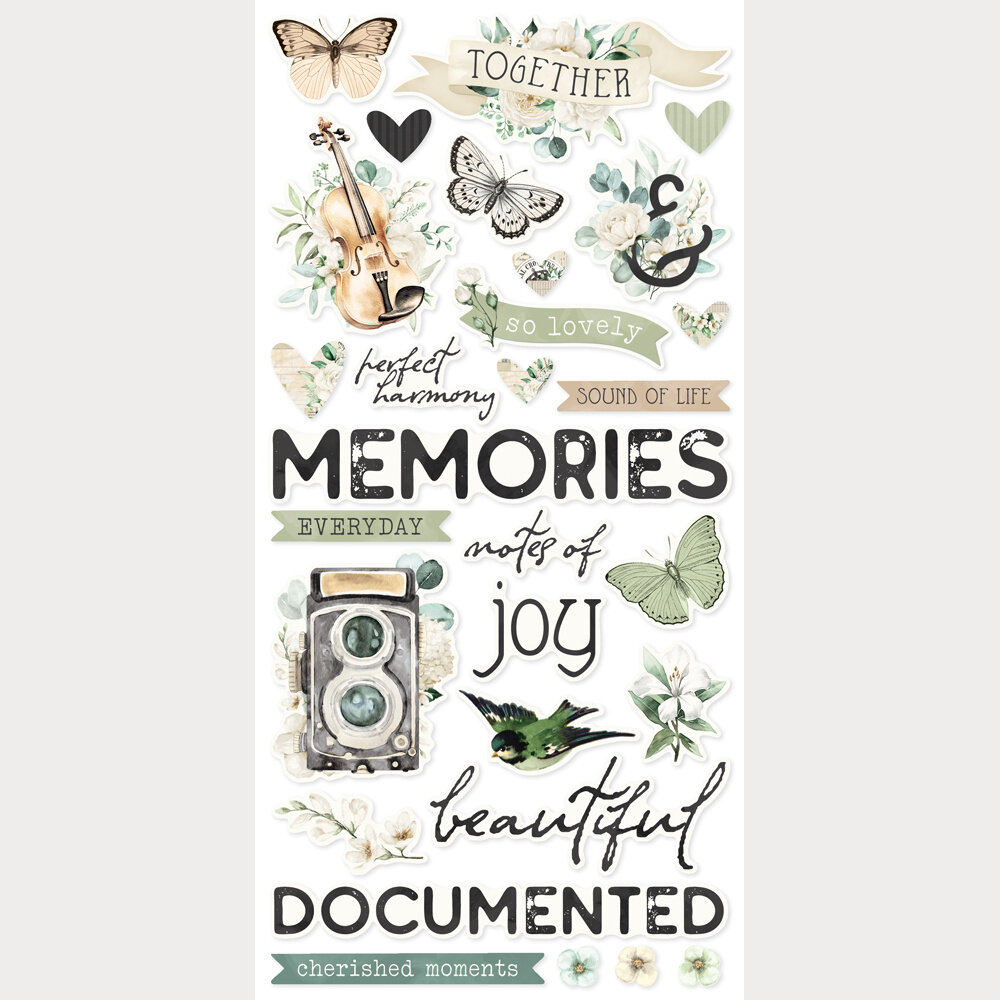 Simple Stories Simple Vintage Timeless Harmony Foam Stickers (27030) Simple Stories Simple Vintage Timeless Harmony Foam Stickers (27030)