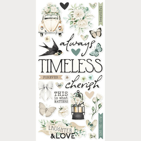 Simple Stories Simple Vintage Timeless Harmony Foam Stickers (27030) Simple Stories Simple Vintage Timeless Harmony Foam Stickers (27030)