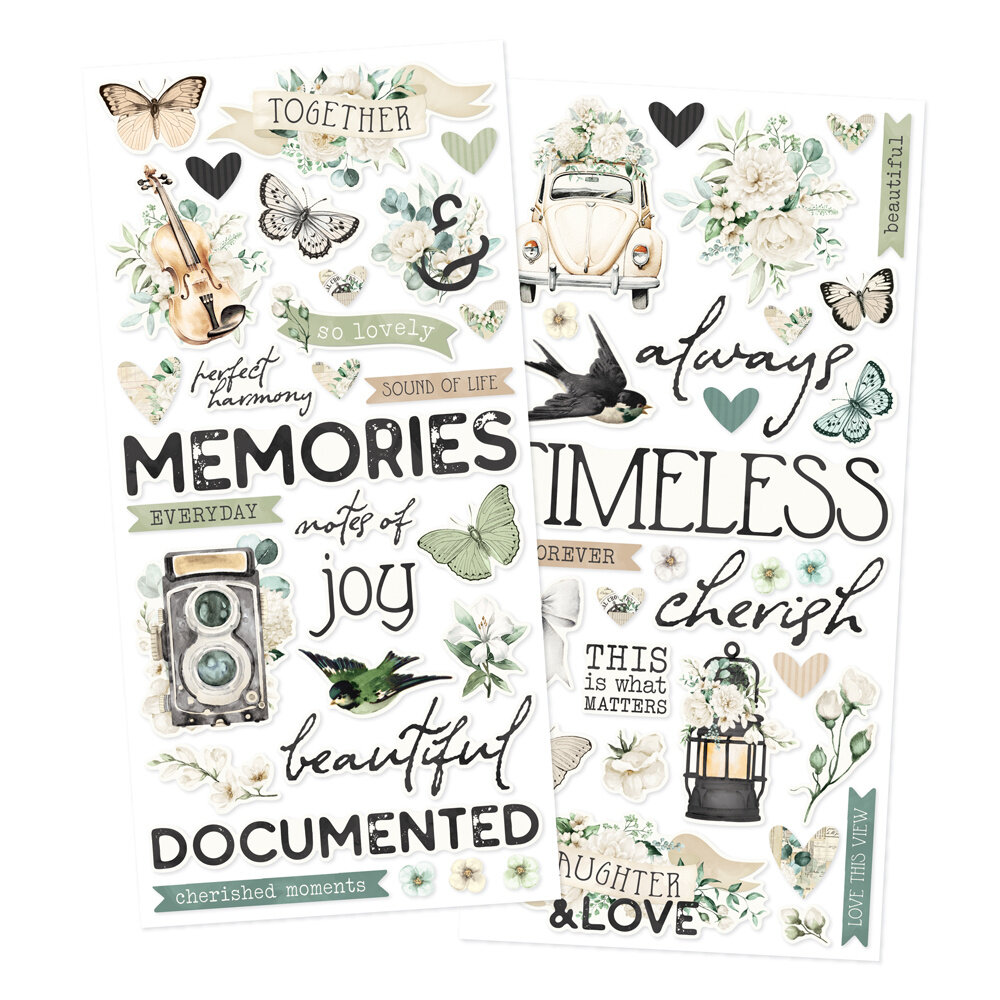 Simple Stories Simple Vintage Timeless Harmony Foam Stickers (27030) Simple Stories Simple Vintage Timeless Harmony Foam Stickers (27030)