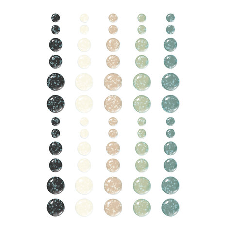 Simple Stories Simple Vintage Timeless Harmony Glitter Enamel Dots (27032) Simple Stories Simple Vintage Timeless Harmony Glitter Enamel Dots (27032)