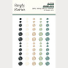 Simple Stories Simple Vintage Timeless Harmony Glitter Enamel Dots (27032) Simple Stories Simple Vintage Timeless Harmony Glitter Enamel Dots (27032)