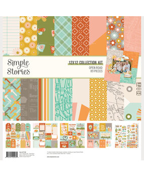 Simple Stories PRE-ORDER Open Road 12x12 Inch Collection Kit (27100)