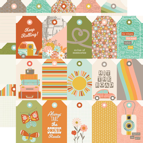 Simple Stories PRE-ORDER Open Road 12x12 Inch Collection Kit (27100)