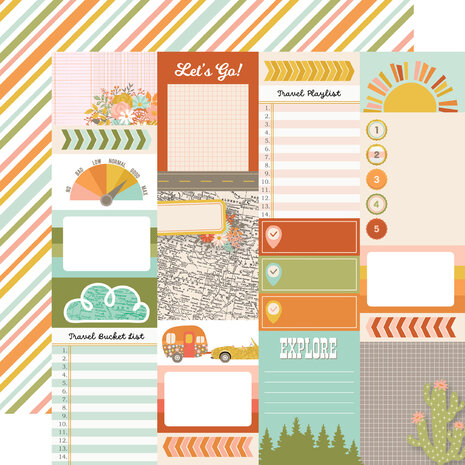 Simple Stories PRE-ORDER Open Road 12x12 Inch Collection Kit (27100)