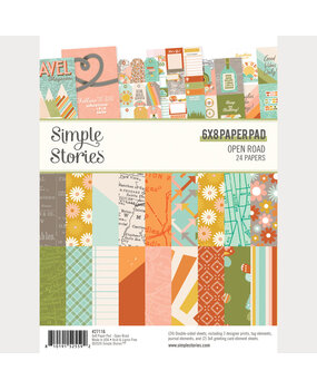 Simple Stories PRE-ORDER Open Road 6x8 Inch Paper Pad (27116) Simple Stories PRE-ORDER Open Road 6x8 Inch Paper Pad (27116)