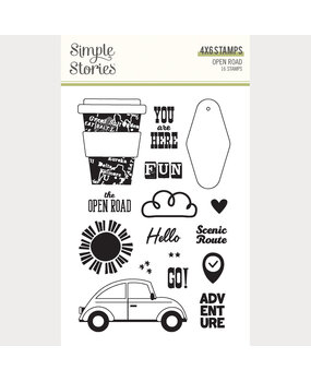 Simple Stories PRE-ORDER Open Road Stamps (27117) Simple Stories PRE-ORDER Open Road Stamps (27117)