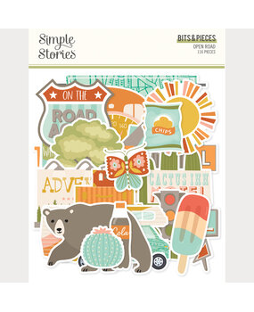 Simple Stories PRE-ORDER Open Road Bits & Pieces (27119) Simple Stories PRE-ORDER Open Road Bits & Pieces (27119)