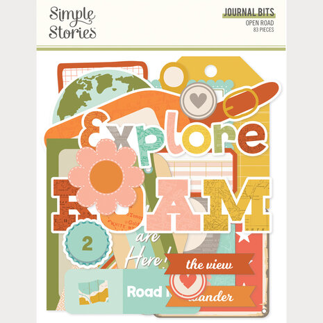 Simple Stories PRE-ORDER Open Road Journal Bits (27120) Simple Stories PRE-ORDER Open Road Journal Bits (27120)