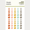 Simple Stories PRE-ORDER Open Road Glossy Enamel Dots (27124)
