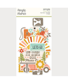 Simple Stories PRE-ORDER Open Road Simple Pages Pieces (27125)