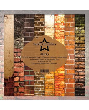 Paper Favourites Bricks 12x12 Inch Paper Pad (PF309)