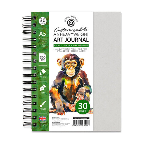 Cosmic Shimmer A5 Heavyweight Art Journal (20-10003-CW300)