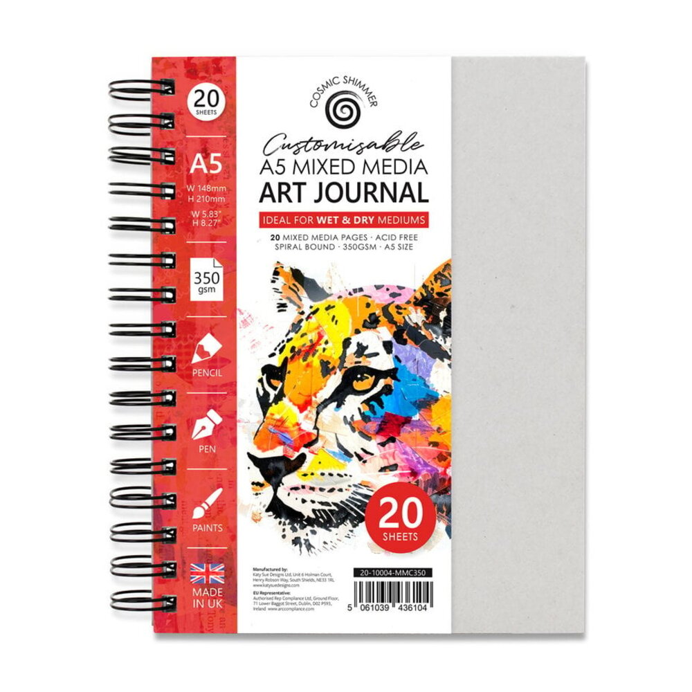 Cosmic Shimmer A5 Mixed Media Art Journal (20-10004-MMC350)