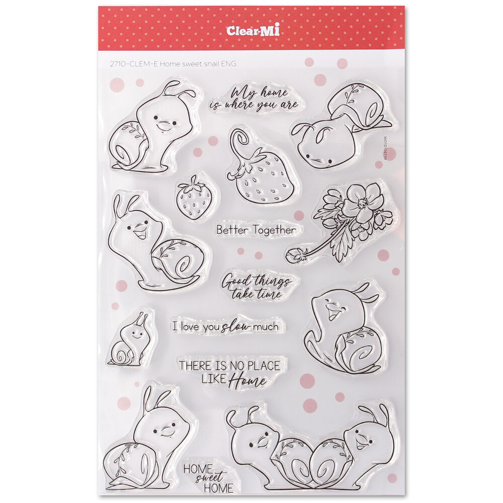 Impronte d'Autore Home Sweet Snail Clear Stamp (2710-CLEM-E)