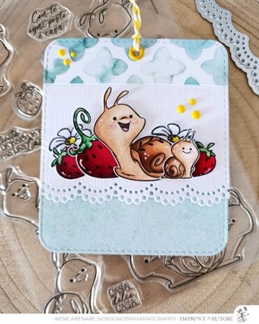 Impronte d'Autore Home Sweet Snail Clear Stamp (2710-CLEM-E)
