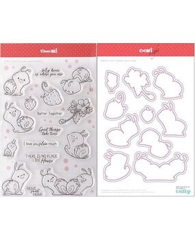 Impronte d'Autore Home Sweet Snail Stamp & Dies (88678-CML-E)