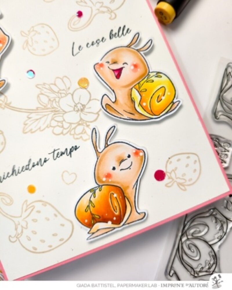 Impronte d'Autore Home Sweet Snail Stamp & Dies (88678-CML-E)