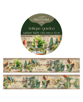Plan & Plot Studio Antique Garden Washi Tape 50mm (WT158) Plan & Plot Studio Antique Garden Washi Tape 50mm (WT158)