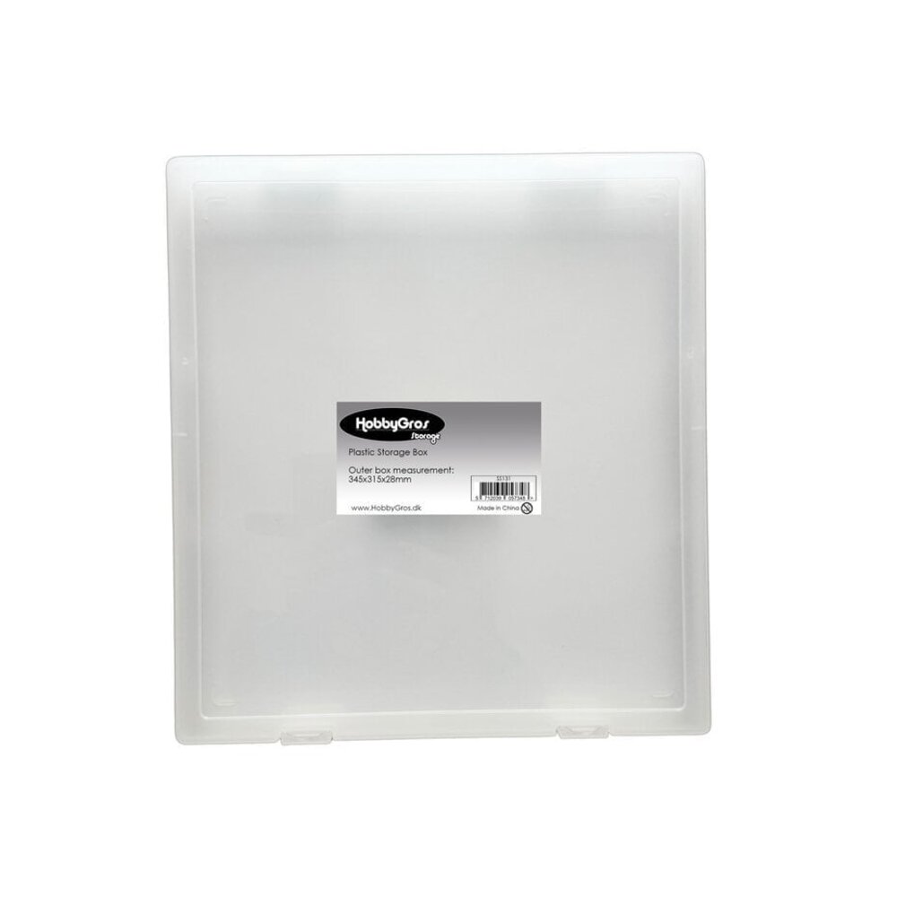 HobbyGros Plastic Storage Box 12x12 Inch (SS131)