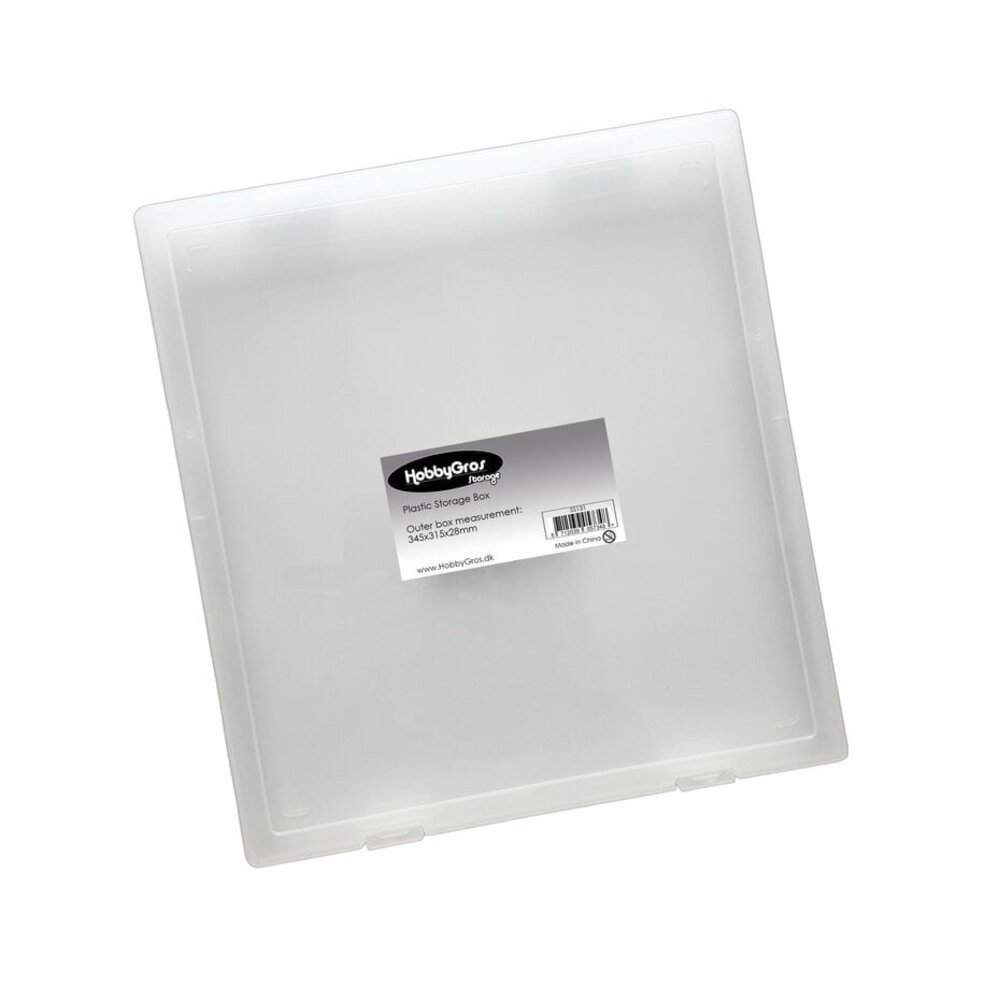 HobbyGros Plastic Storage Box 12x12 Inch (SS131)