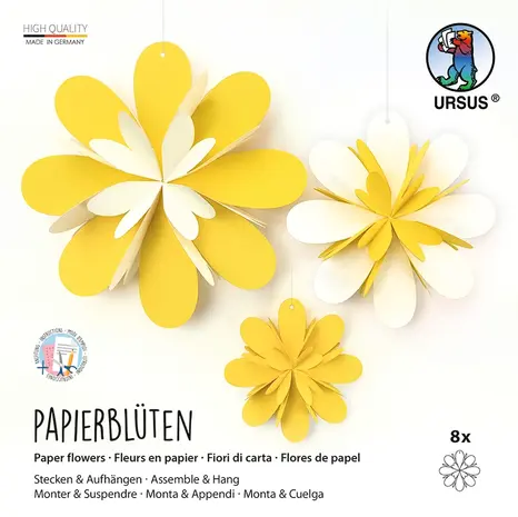 Ursus DIY Paper Flowers Yellow (2426 00 01) Ursus DIY Paper Flowers Yellow (2426 00 01)