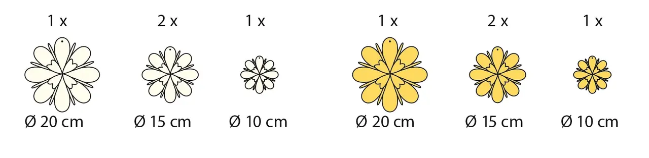 Ursus DIY Paper Flowers Yellow (2426 00 01) Ursus DIY Paper Flowers Yellow (2426 00 01)