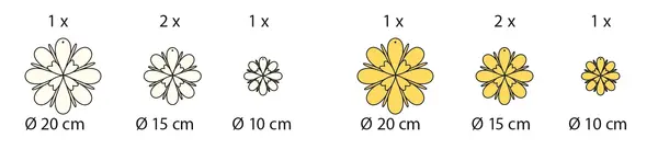 Ursus DIY Paper Flowers Yellow (2426 00 01) Ursus DIY Paper Flowers Yellow (2426 00 01)