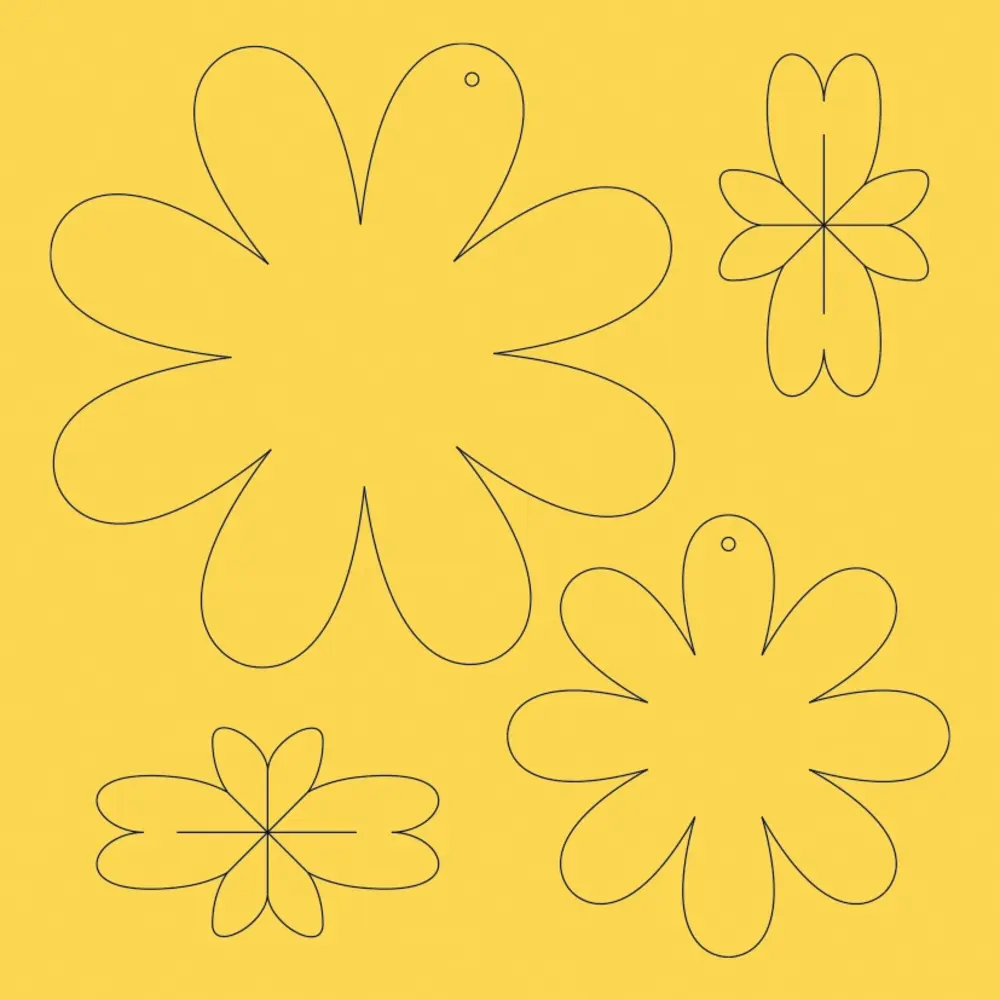 Ursus DIY Paper Flowers Yellow (2426 00 01) Ursus DIY Paper Flowers Yellow (2426 00 01)