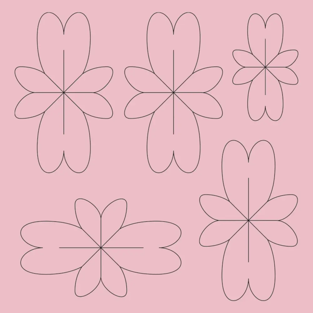 Ursus DIY Paper Flowers Pink (2426 00 02)