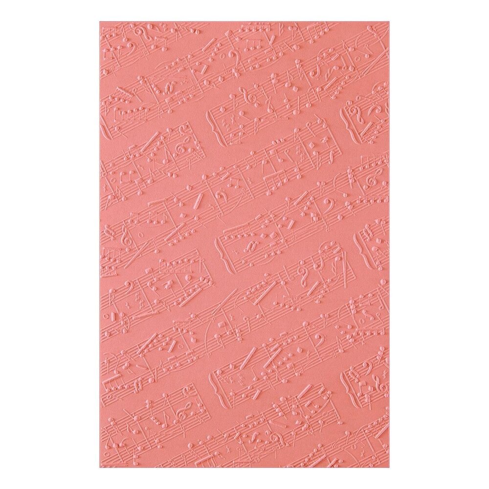 Spellbinders Poppy Song Favorite Song 3D Embossing Folder (E3D-165) Spellbinders Poppy Song Favorite Song 3D Embossing Folder (E3D-165)