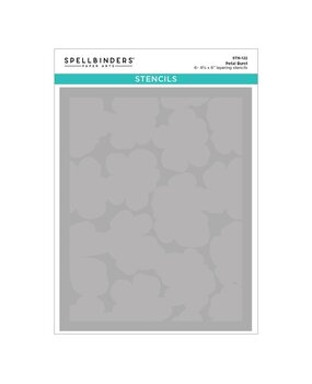 Spellbinders Poppy Song Petal Burst Stencil (STN-122)