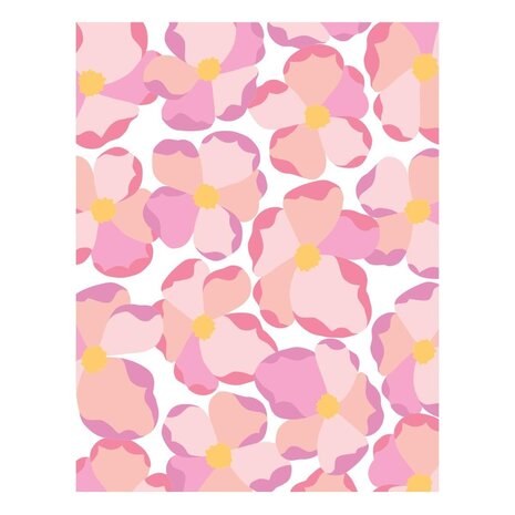 Spellbinders Poppy Song Petal Burst Stencil (STN-122)