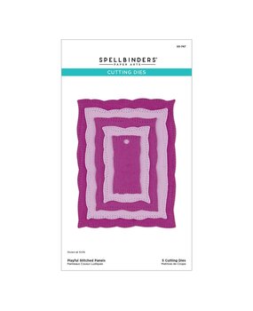 Spellbinders Poppy Song Playful Stitched Panels Dies (S5-747)