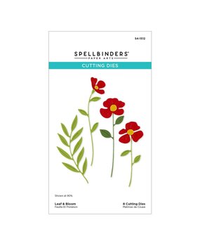 Spellbinders PRE-ORDER Poppy Song Leaf & Bloom Dies (S4-1512)