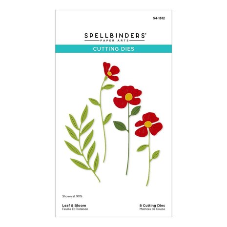 Spellbinders Poppy Song Leaf & Bloom Dies (S4-1512) Spellbinders Poppy Song Leaf & Bloom Dies (S4-1512)