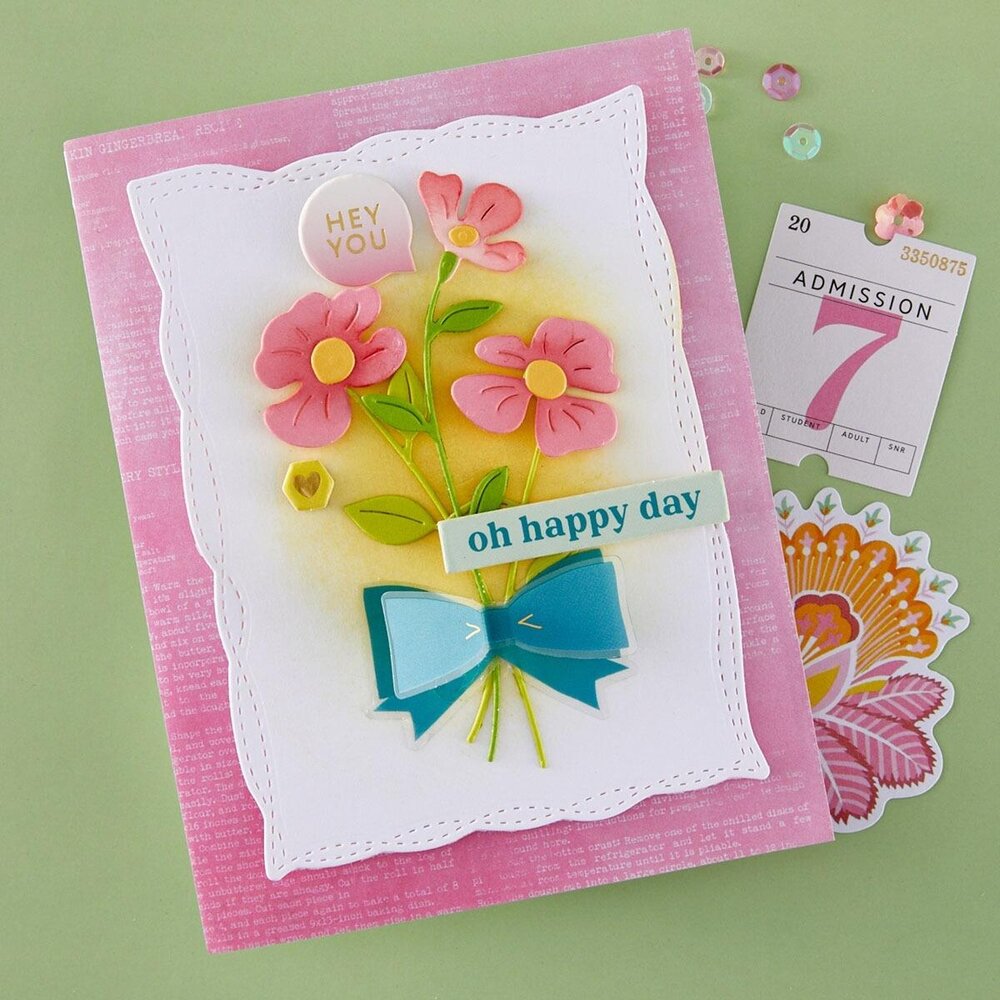 Spellbinders PRE-ORDER Poppy Song Leaf & Bloom Dies (S4-1512)