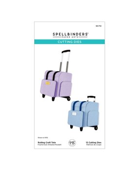Spellbinders We All Have Baggage Rolling Craft Tote Dies (S5-714)