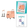 Spellbinders We All Have Baggage Rolling Craft Tote Dies (S5-714)