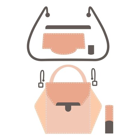 Spellbinders We All Have Baggage Designer Purse Dies (S5-715) Spellbinders We All Have Baggage Designer Purse Dies (S5-715)